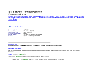 IBM Software Technical Document