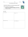 Two Step Equation Packet