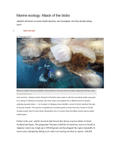 Marine ecology: Attack of the blobs