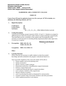 FORM 335 - Harrisburg Area Community College