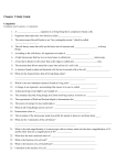 Chapter 1 Study Guide