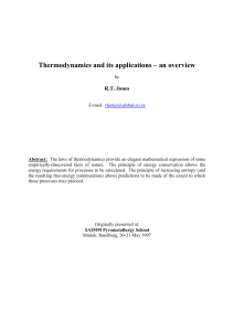 Thermo applications