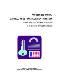 Capital Assets Manual