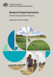 Adaptation Research Program - Department of Agriculture and