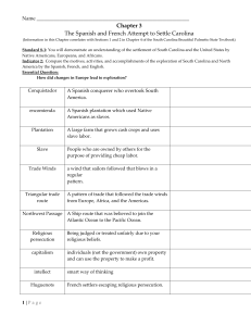 Chapter 3--Spanish and French in SC