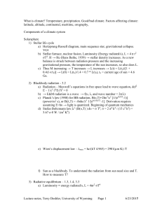 Lecture notes - University of Wyoming