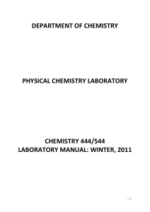 Lab Manual  - Center for Nonlinear Science