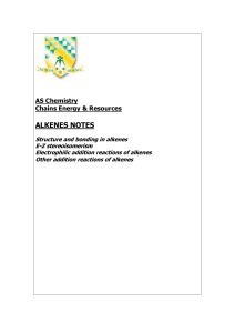 Alkenes notes