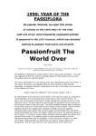 1990: YEAR OF THE PASSIFLORA