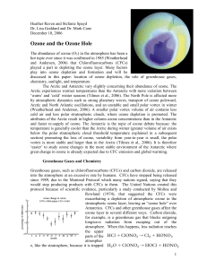 Ozone Writeup - International Research Institute for Climate and