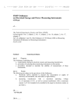 FDJP Ordinance on Electrical Energy and Power Measuring