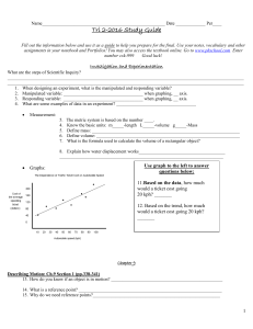 Chapter 2 Study Guide