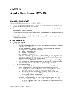 America Under Stress, 1967-1976