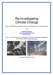 Re-Investigating Climate Change