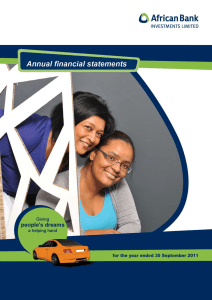 Group annual financial statements