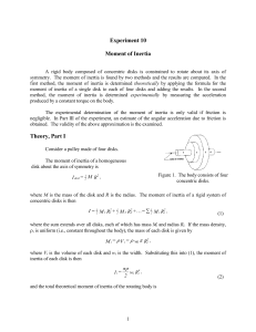 Phys 21 Rotational Inertia and Torque