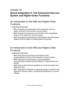 An Introduction to the ANS and Higher