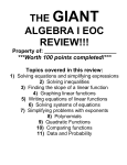 EOC Review Packet