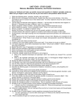 UNIT THREE – STUDY GUIDE