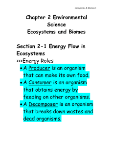 Chapter 2 Environmental Science