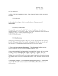 Chemistry 160 Th 13 Mar 2008 In-Class Worksheet A. Each of the