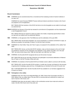 KDCCW Resolutions 1990-2008
