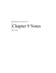 Chapter 9 Notes