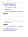 Integrated Science Name Cycles and Disasters – Internet Activity Go