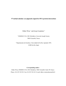 N6-methyl-adenine: an epigenetic signal for DNA - HAL