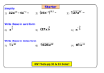 Class notes - Nayland Maths