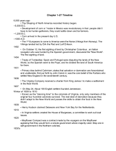 Ch. 1-27 Study Guide (Timeline)