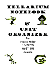 Terrarium Notebook - The University of New Mexico