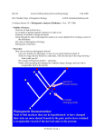 Cladistics - Integrative Biology