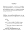 Argumentative Essay Loyalist or Patriot Background: Various events