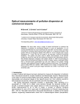 Optical Measurements of Pollution Dispersion at