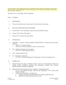 section 220519 - meters and gauges for plumbing