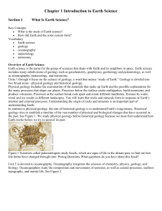 Chapter 1 Introduction to Earth Science Section 1 What Is Earth