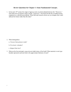 Class worksheet for Chapter 5: An Introduction to