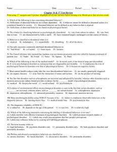 Unit 12 Study Guide