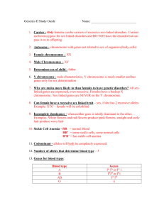 genetics study guide