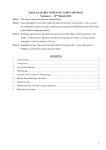 TAMS Explanatory Notes on Costings Version 4