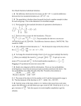 Vero Beach Statistics Individual Solutions 1. B. The difference