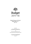Budget 2017-18 - Budget Paper No. 1