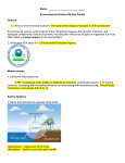 Env Science 2 Final Review