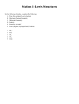 Station 1-Lewis Structures For the following formulas, complete the