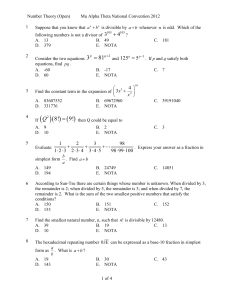 1 - Mu Alpha Theta