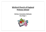 Winford Calculation Policy-KS1