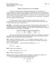 Hypothesis Testing for the Proportion of Two Samples