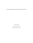 Piwi-interacting RNAs and the role of RNA interference