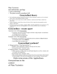 Plate Tectonics - personal.kent.edu